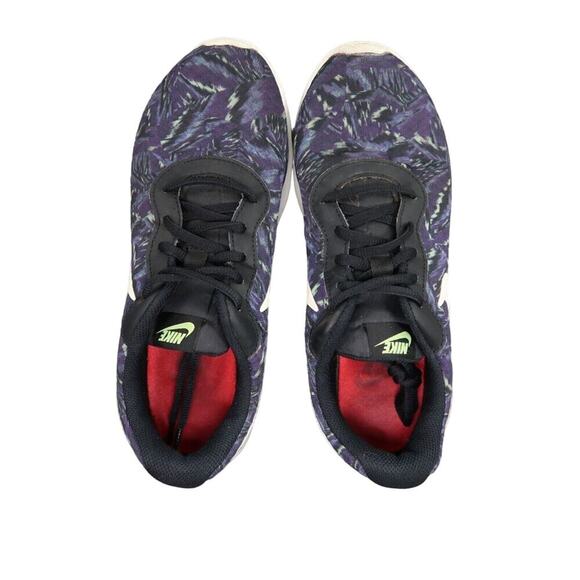 Nike Shoes Womens 8.5 Sneakers Tanjun Print Athletic Trainer Casual Running Blue - Picture 6 of 12